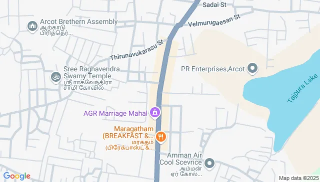 Arni Rd, Arcot, Tamil Nadu 632503, India Arni Rd, Arcot, Tamil Nadu 632503, India